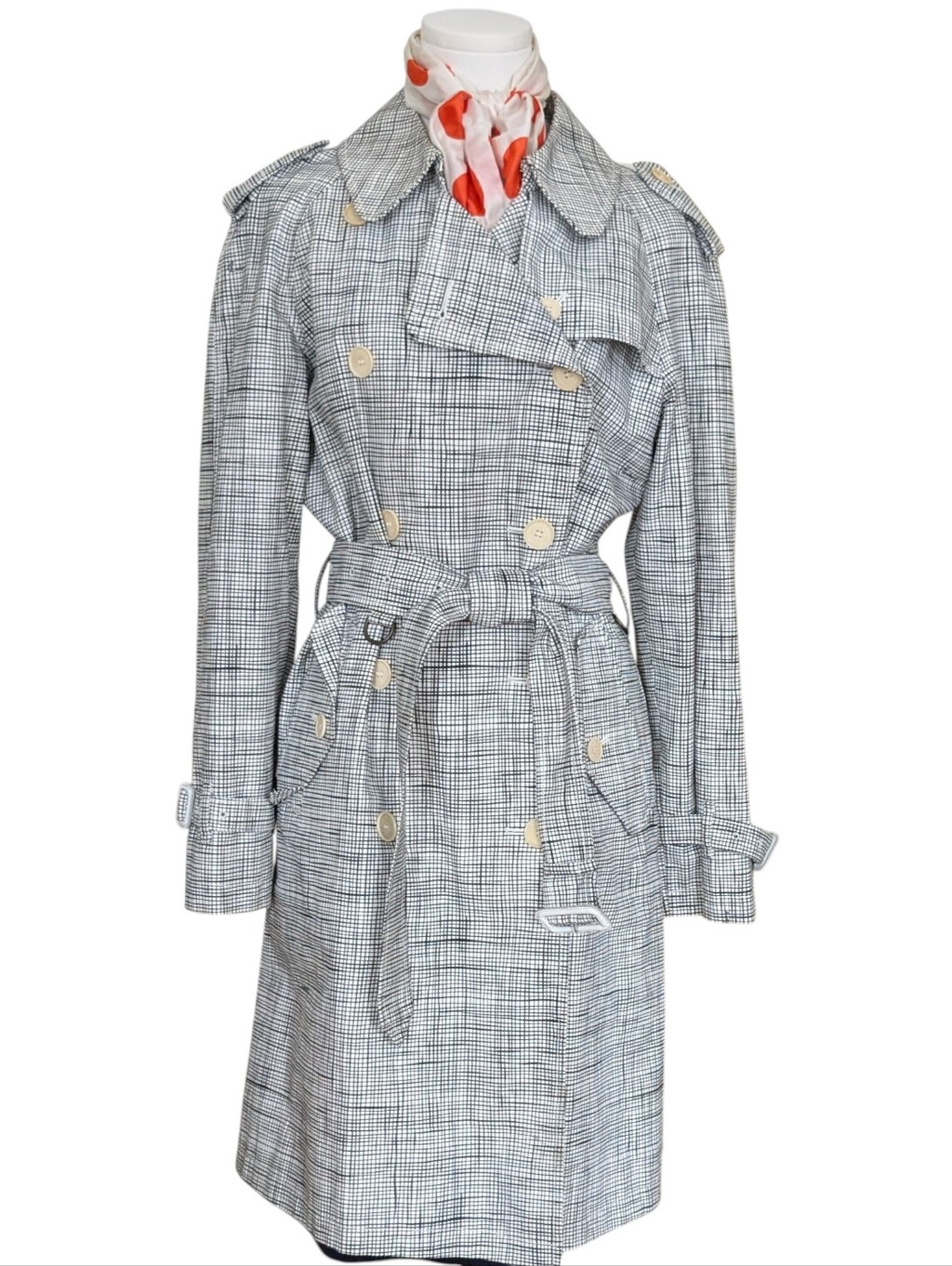 Burberry Cotton Trench Coat Size 4